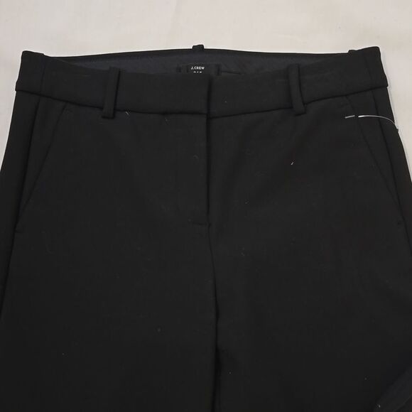 J Crew Cropped 365 Wide Legged Pants Black Size 4 - Picture 2 of 10